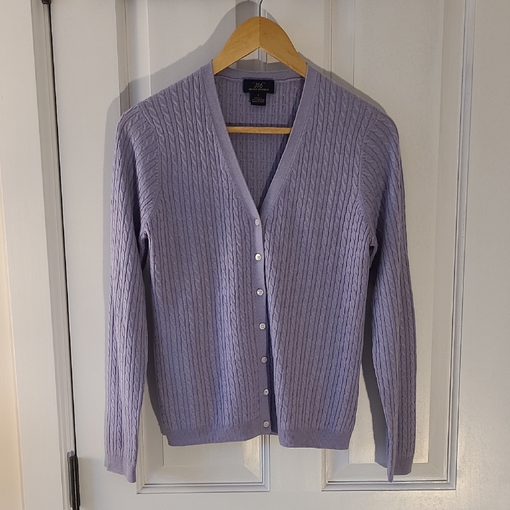 Brooks Brothers Silk and Cashmere Cardigan